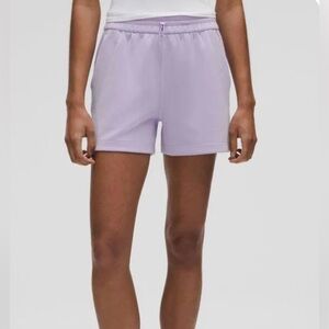 Lululemon Women's Softstreme Lavender 4” Shorts